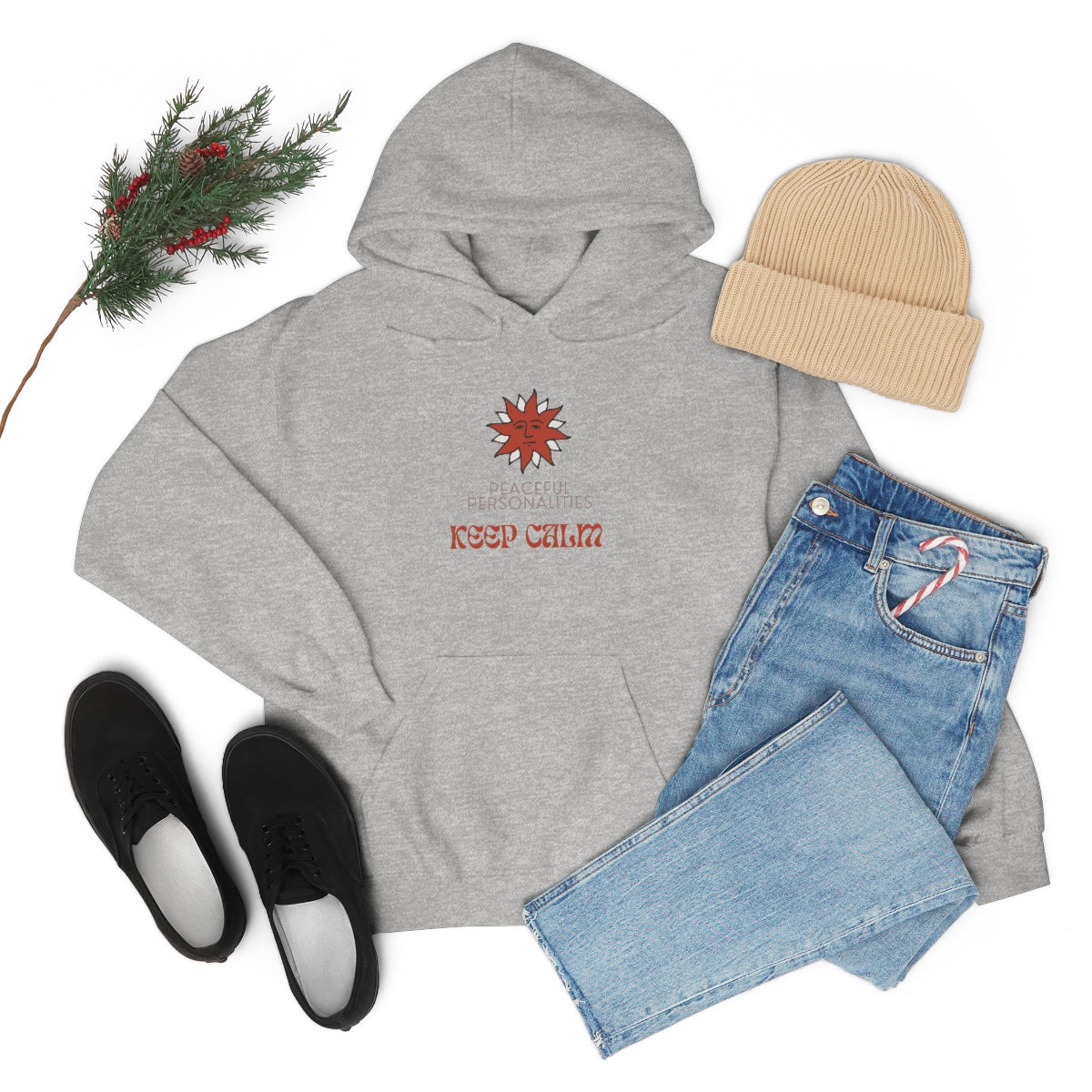 Keep Calm Unisex Heavy Blend™ Hooded Sweatshirt