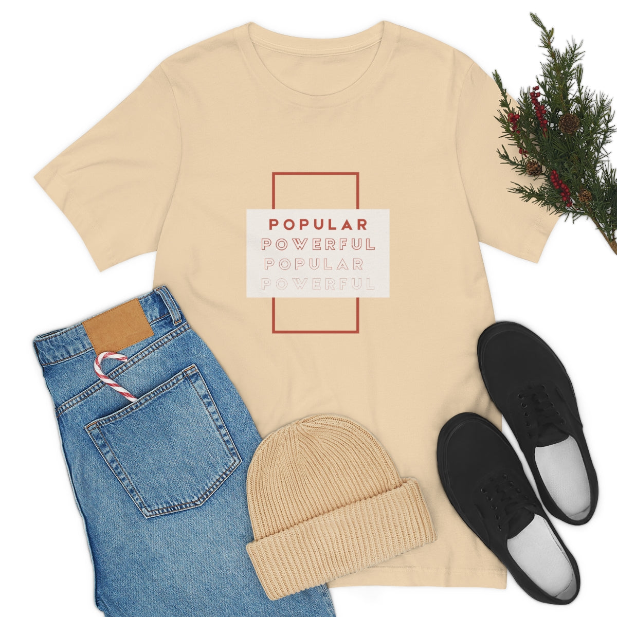 Popular/Powerful Jersey Short Sleeve Tee