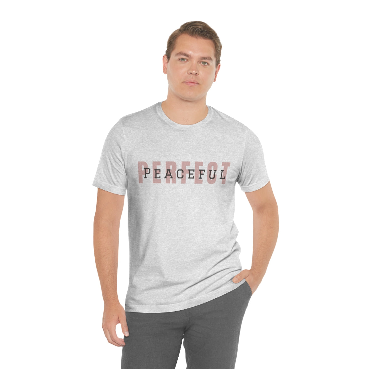 Perfect/Peaceful Logo Jersey Short Sleeve Tee