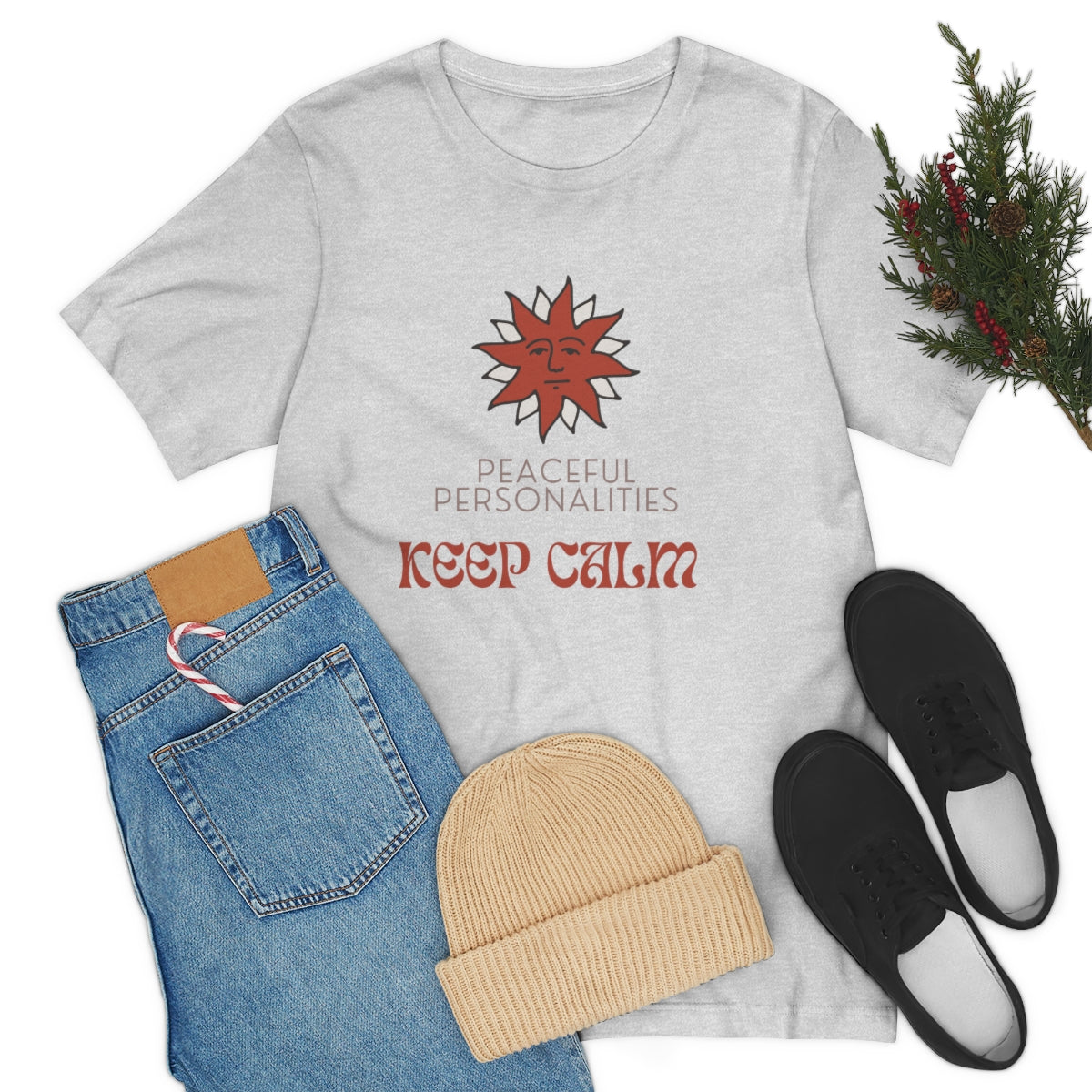 Keep Calm Jersey Short Sleeve Tee