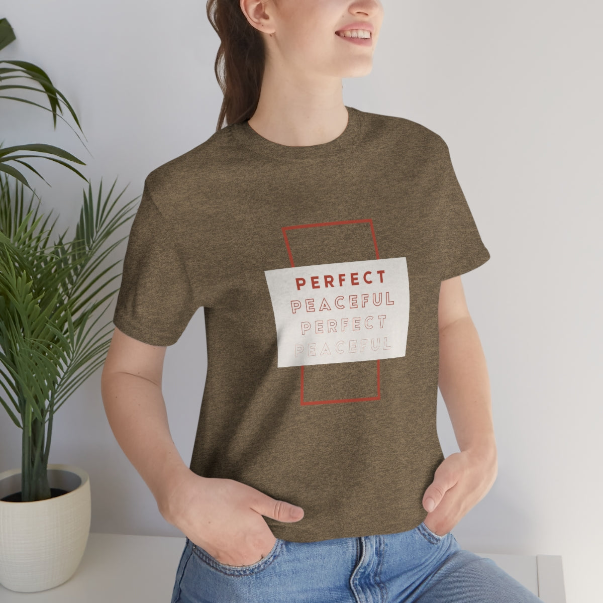 Perfect/Peaceful Jersey Short Sleeve Tee