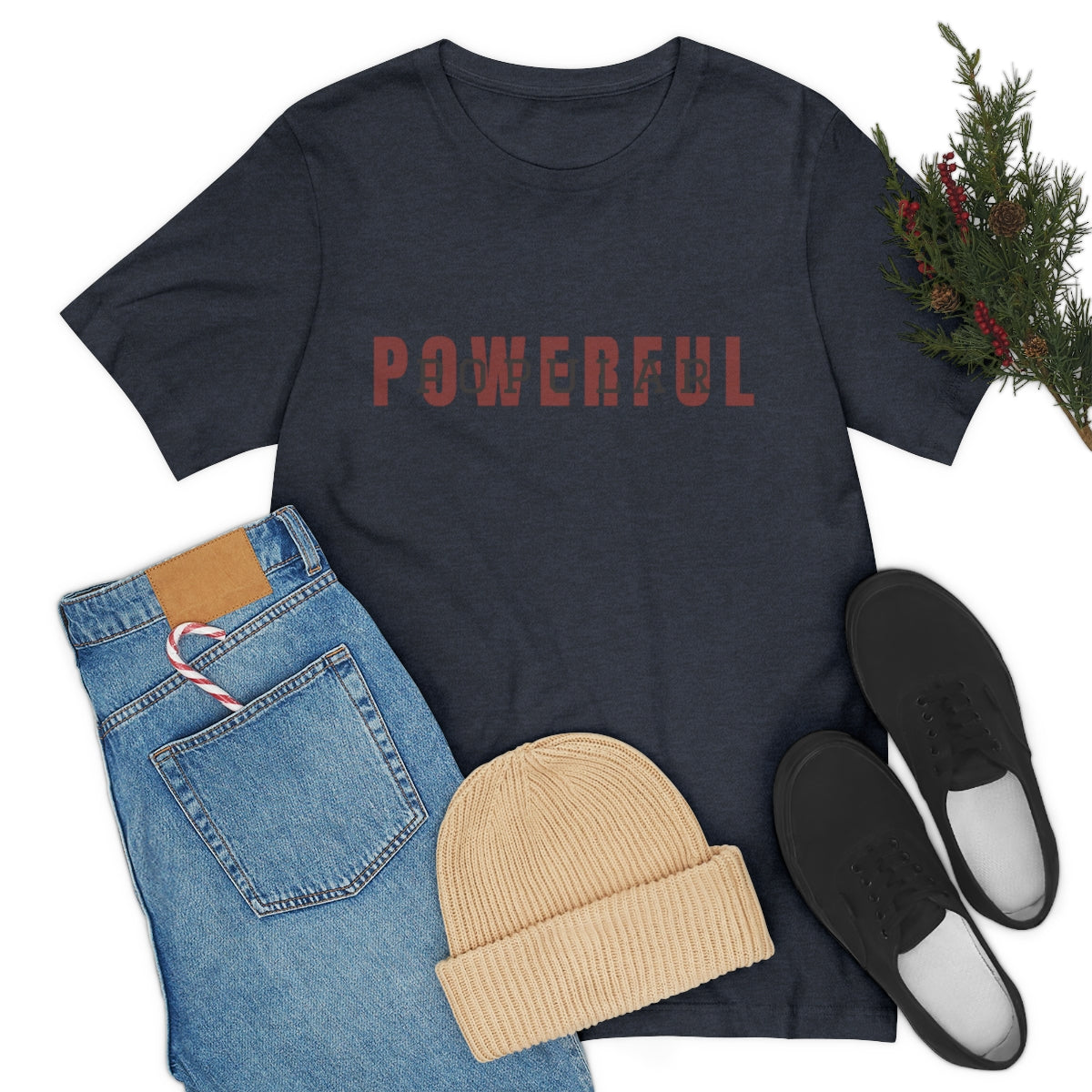 Powerful/Popular Logo Jersey Short Sleeve Tee