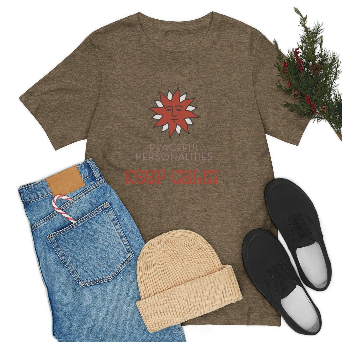 Keep Calm Jersey Short Sleeve Tee