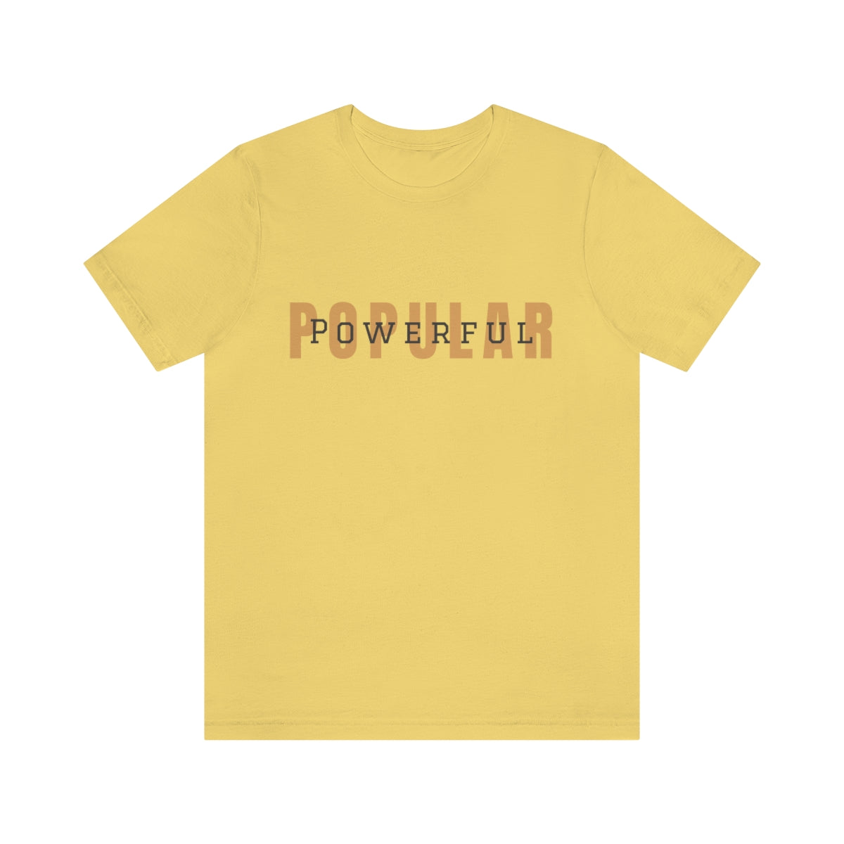 Popular/Powerful Logo Jersey Short Sleeve Tee