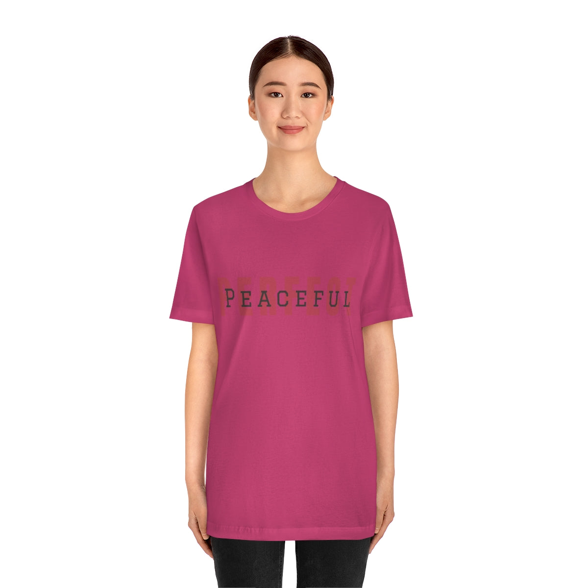Perfect/Peaceful Logo Jersey Short Sleeve Tee