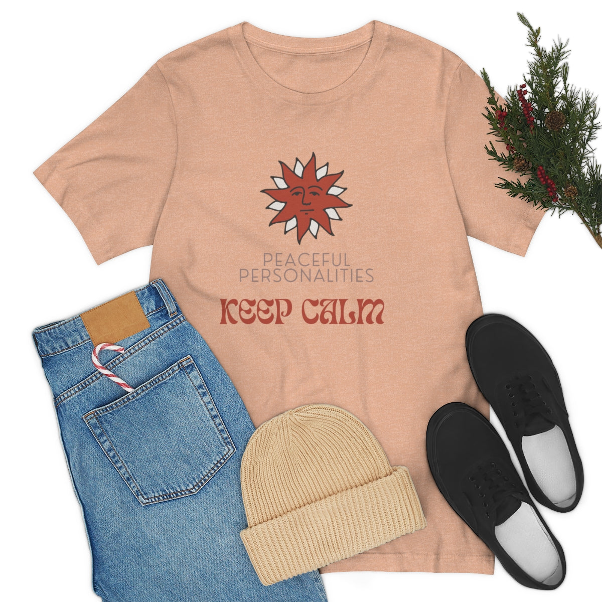 Keep Calm Jersey Short Sleeve Tee