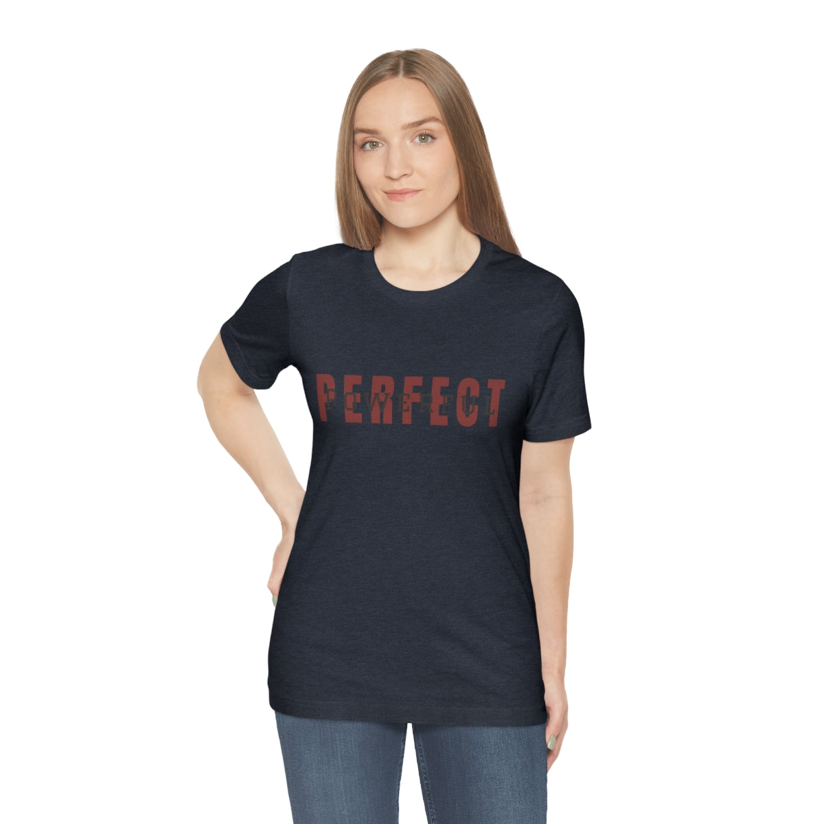 Perfect/Powerful Logo Jersey Short Sleeve Tee