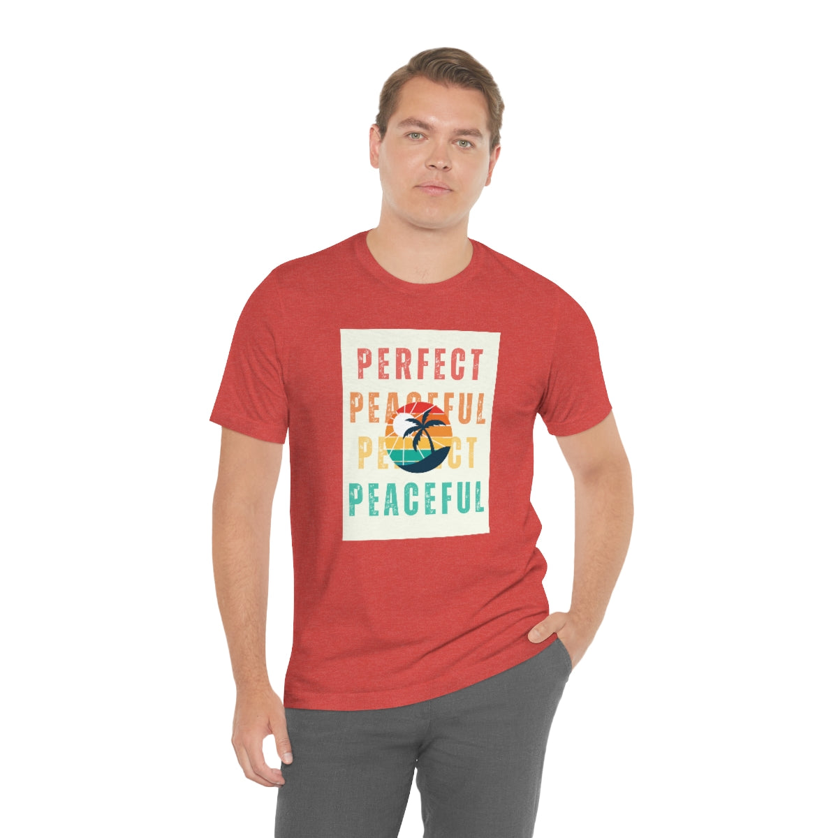 Perfect/Peaceful Unisex Jersey Short Sleeve Tee