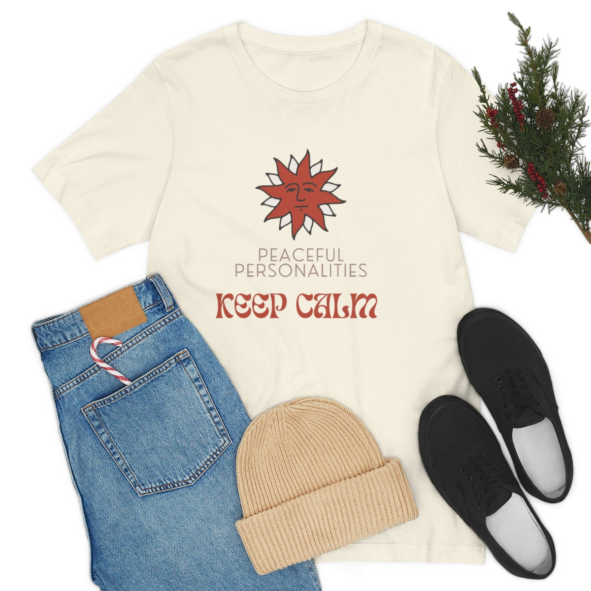Keep Calm Jersey Short Sleeve Tee