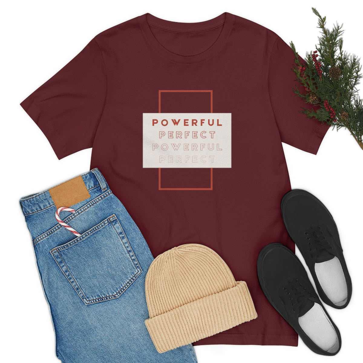 Powerful/Perfect Jersey Short Sleeve Tee