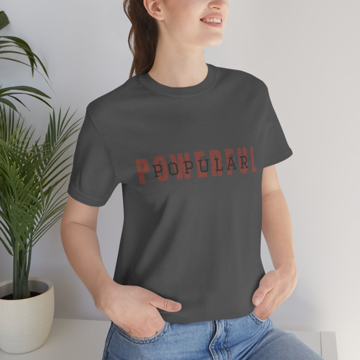 Powerful/Popular Logo Jersey Short Sleeve Tee