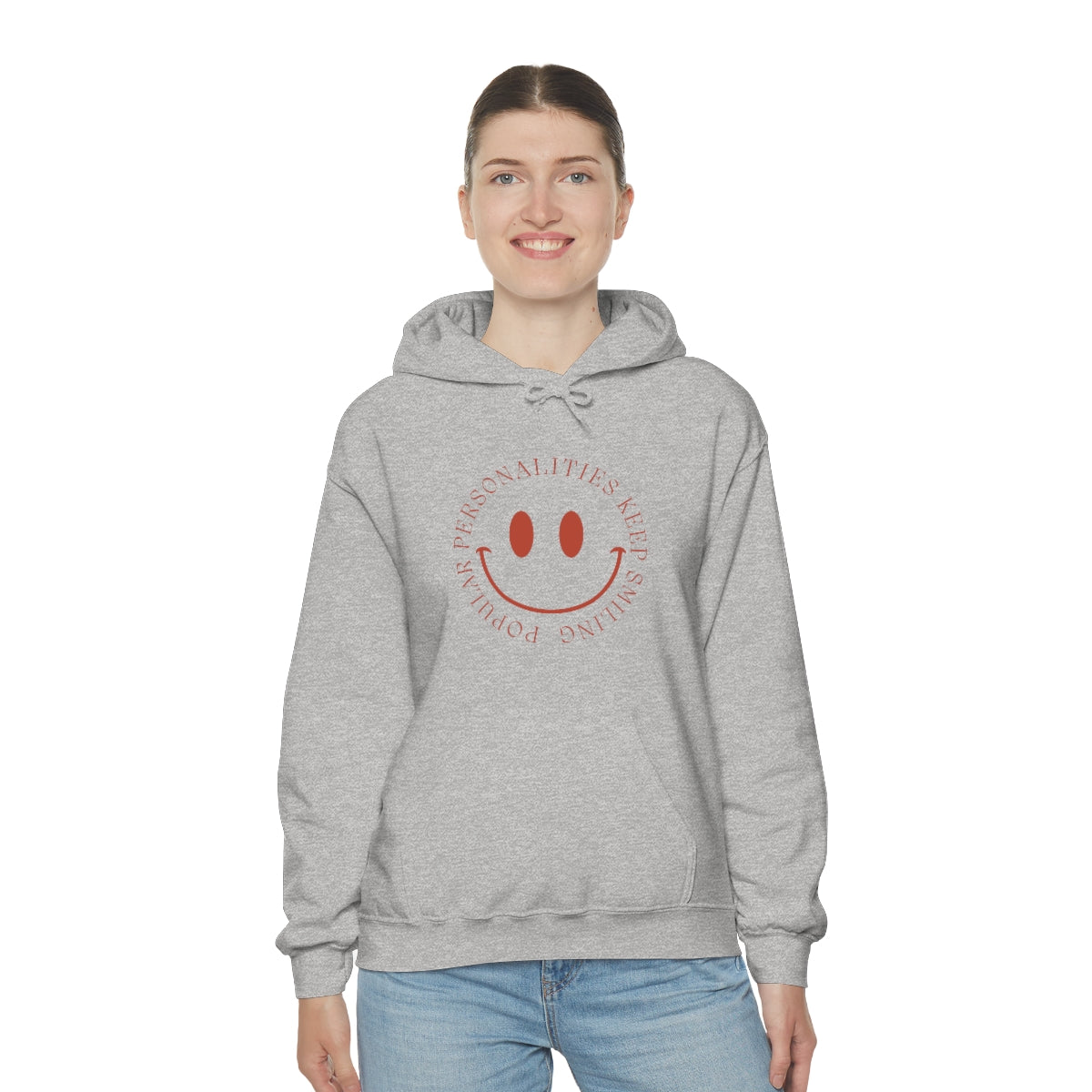 Keep Smiling Unisex Heavy Blend™ Hooded Sweatshirt