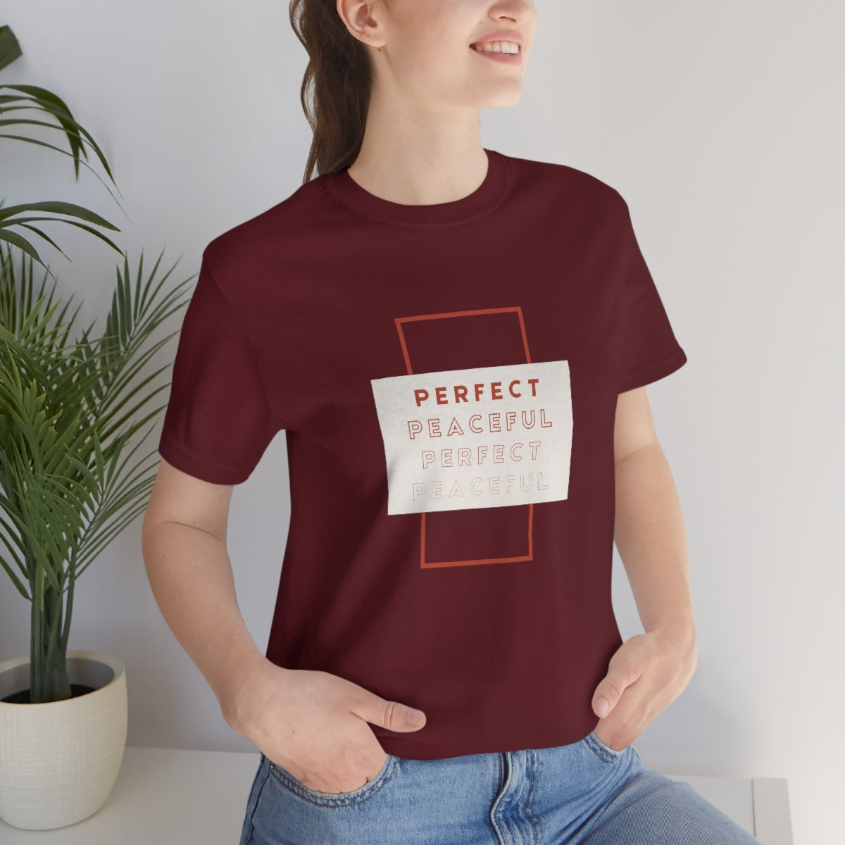 Perfect/Peaceful Jersey Short Sleeve Tee
