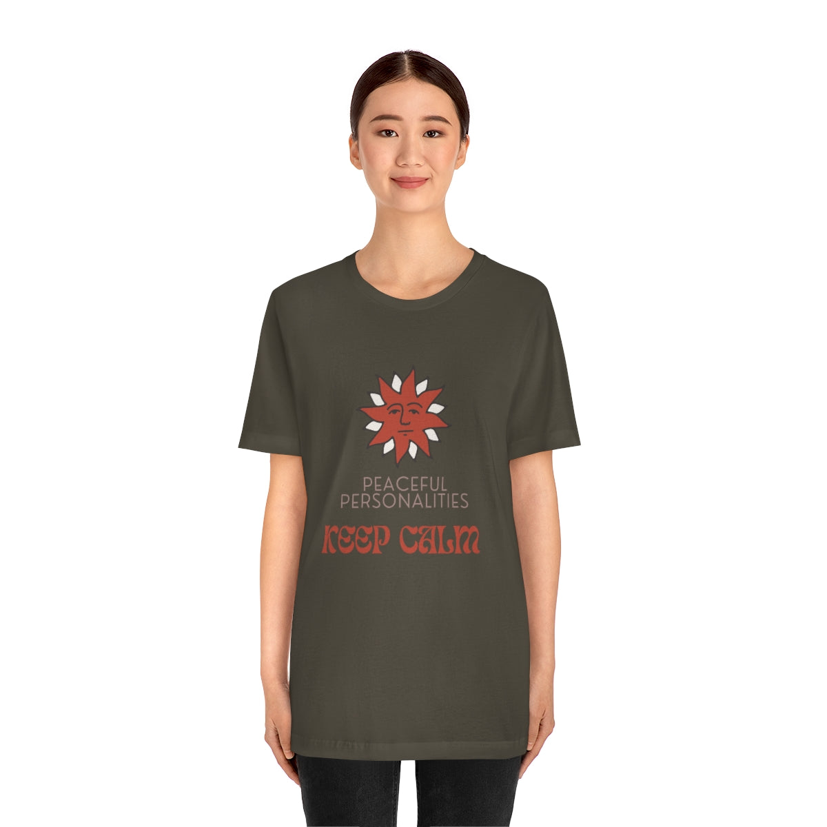 Keep Calm Jersey Short Sleeve Tee