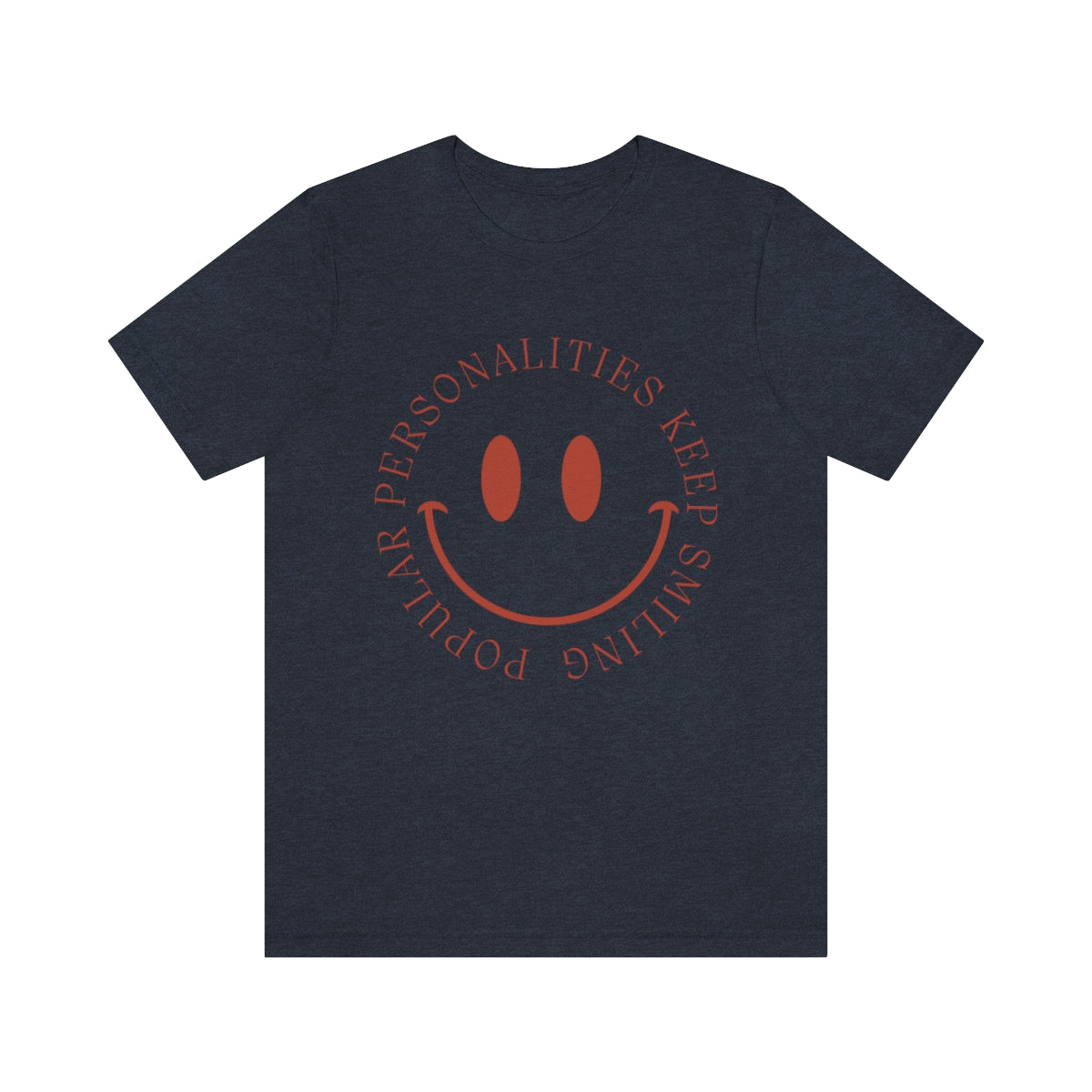 Keep Smiling Jersey Short Sleeve Tee