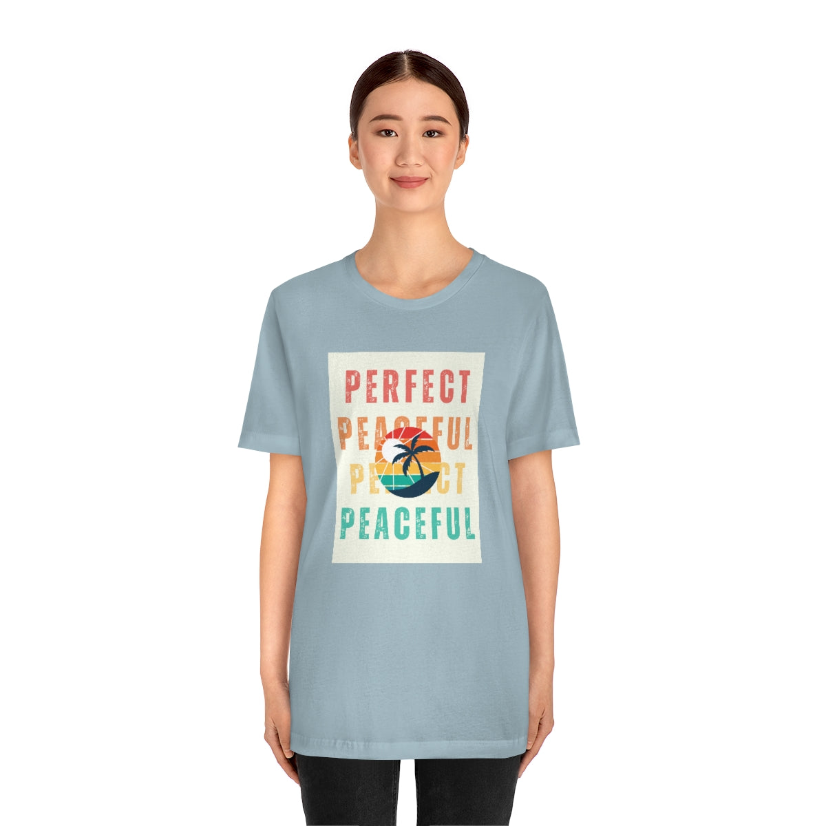 Perfect/Peaceful Unisex Jersey Short Sleeve Tee
