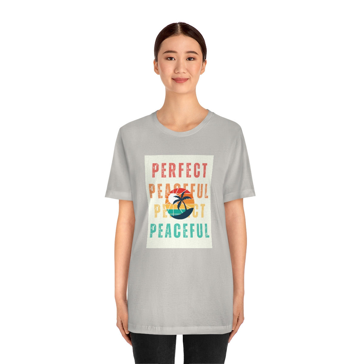 Perfect/Peaceful Unisex Jersey Short Sleeve Tee