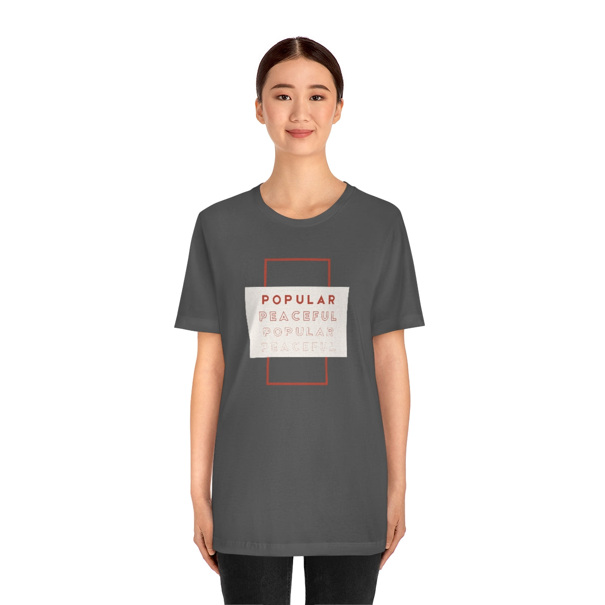 Popular/Peaceful Jersey Short Sleeve Tee