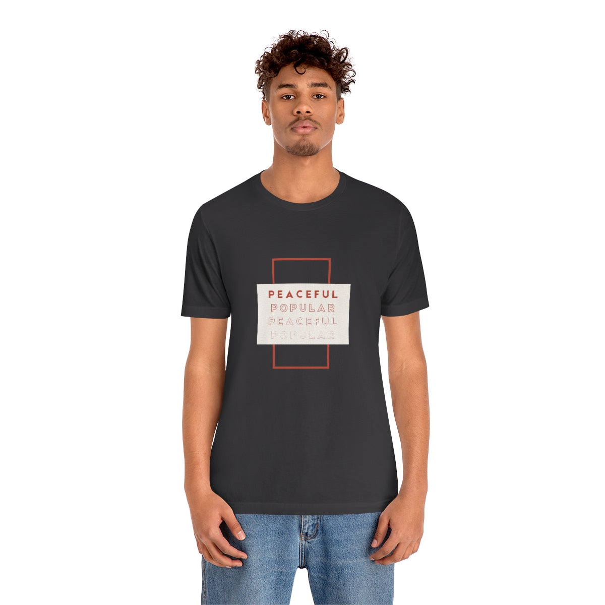 Peaceful/Popular Jersey Short Sleeve Tee