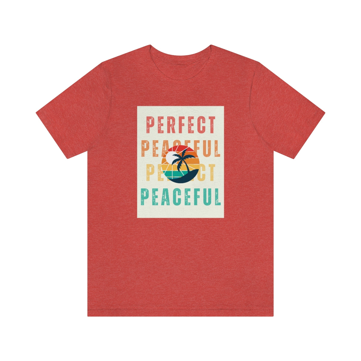 Perfect/Peaceful Unisex Jersey Short Sleeve Tee