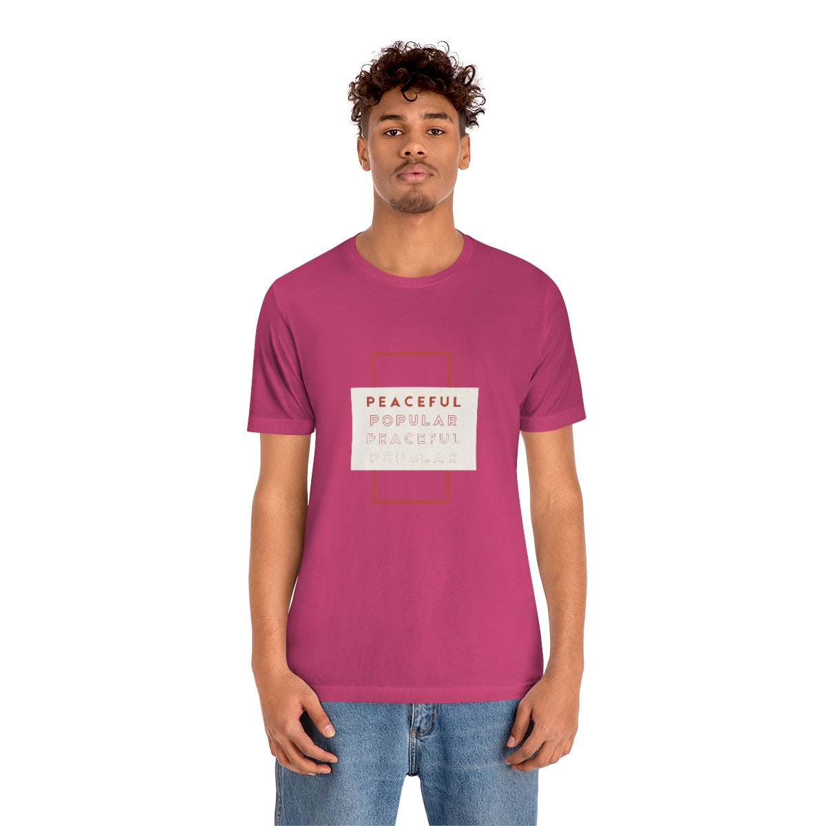 Peaceful/Popular Jersey Short Sleeve Tee