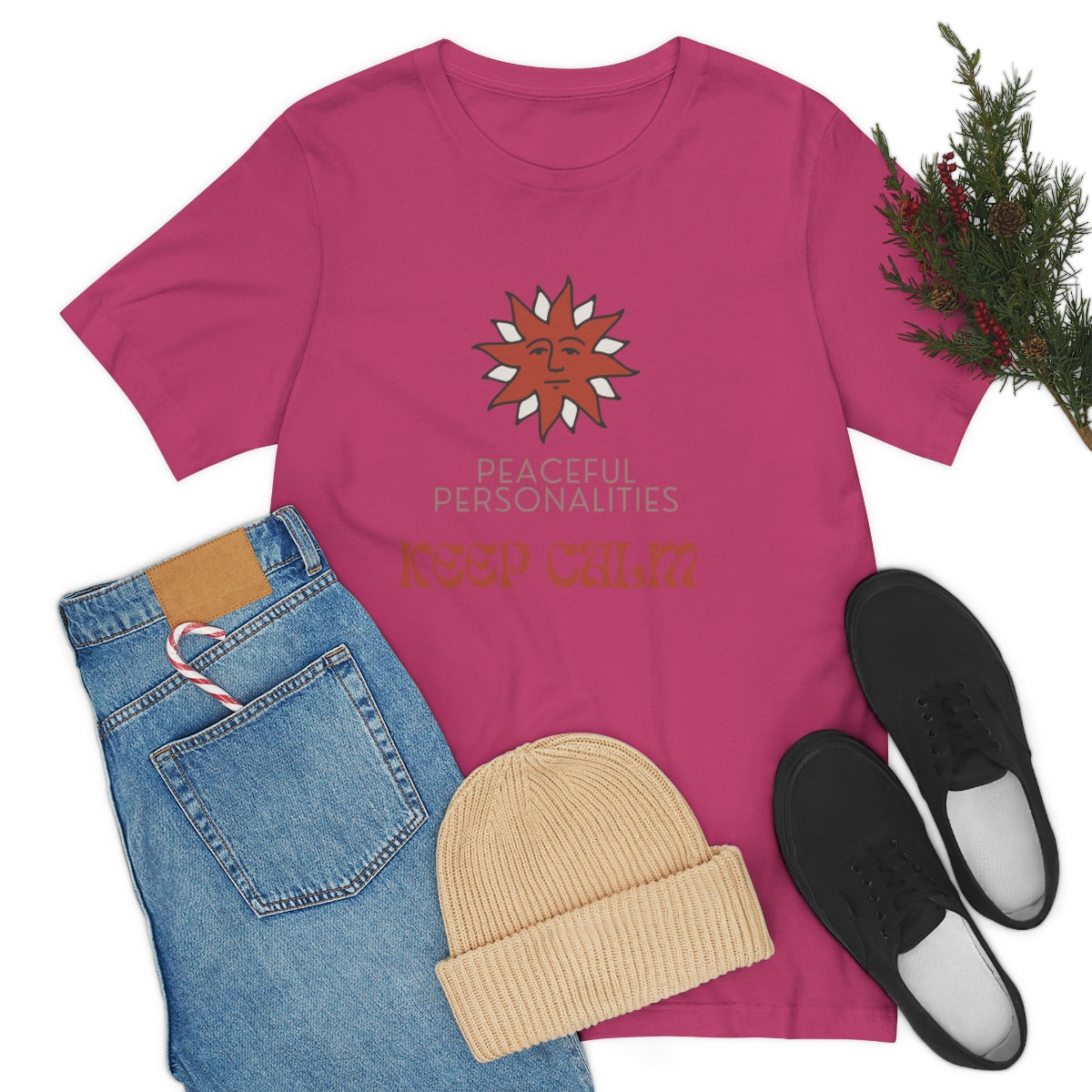 Keep Calm Jersey Short Sleeve Tee