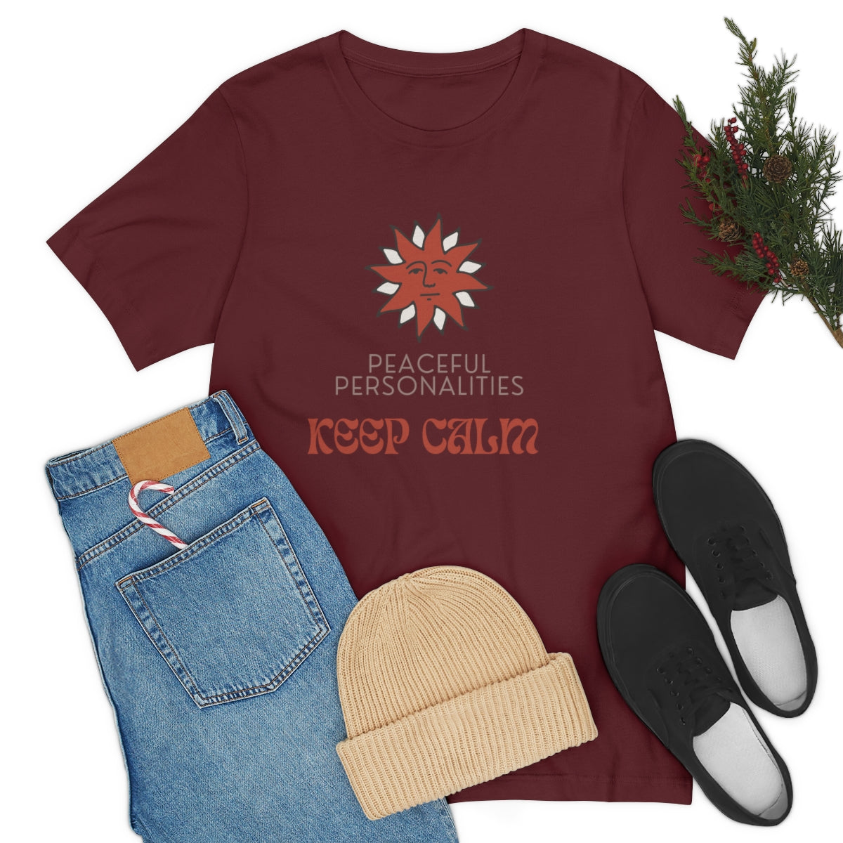 Keep Calm Jersey Short Sleeve Tee