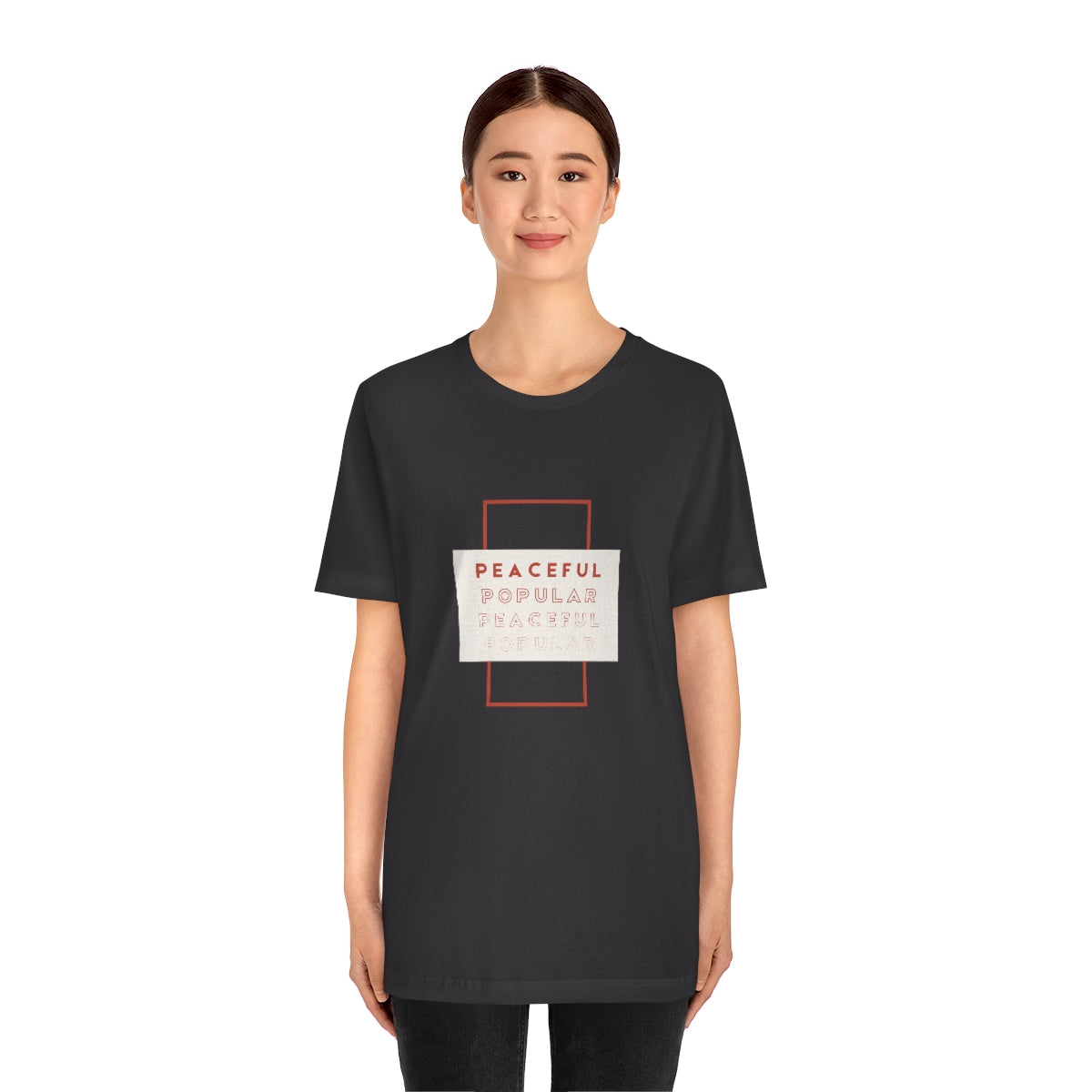 Peaceful/Popular Jersey Short Sleeve Tee