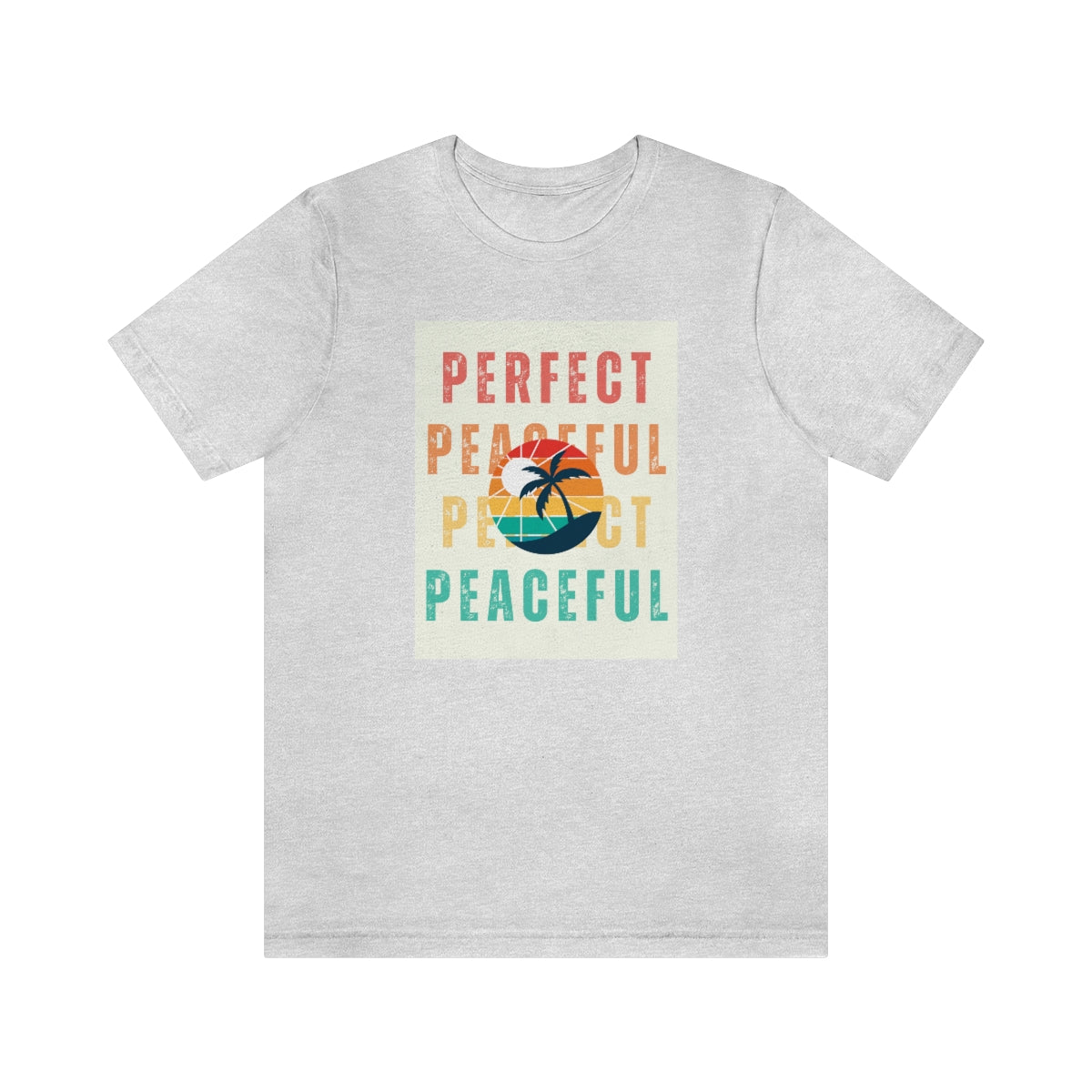 Perfect/Peaceful Unisex Jersey Short Sleeve Tee