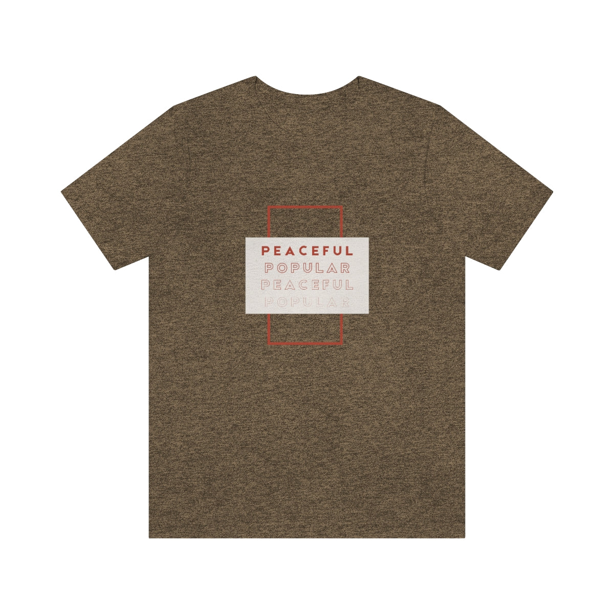 Peaceful/Popular Jersey Short Sleeve Tee