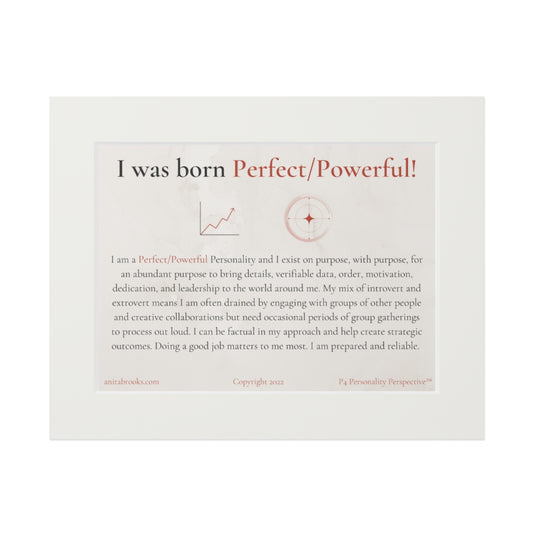 Perfect/Powerful Poster