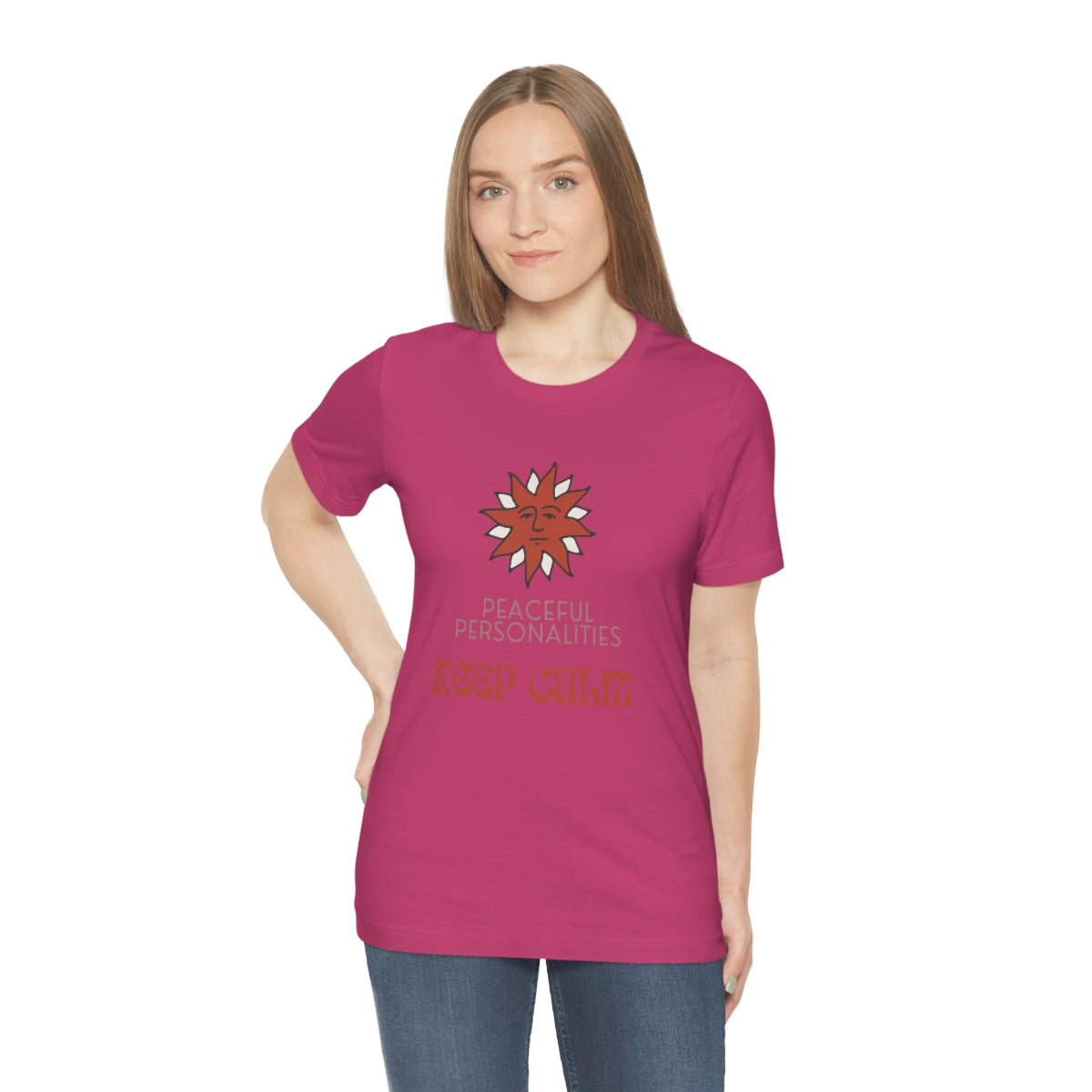 Keep Calm Jersey Short Sleeve Tee