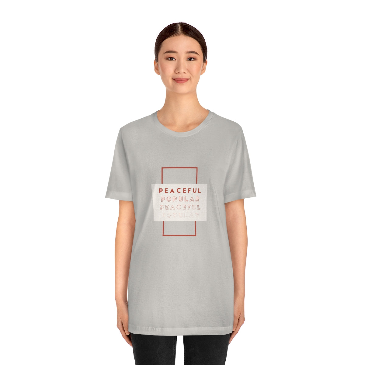 Peaceful/Popular Jersey Short Sleeve Tee