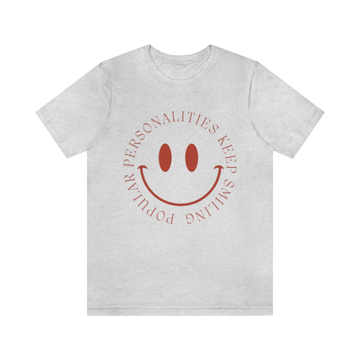 Keep Smiling Jersey Short Sleeve Tee