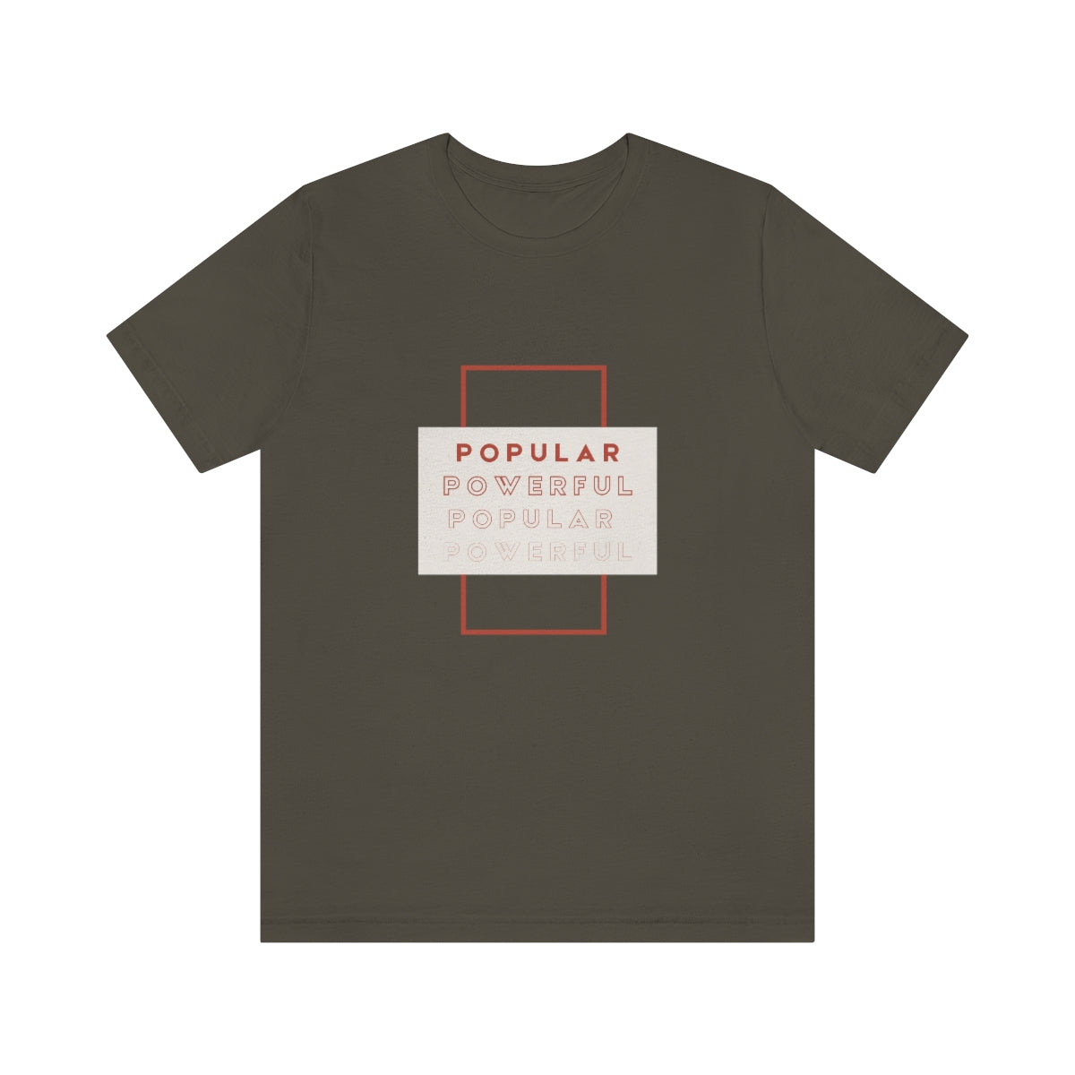 Popular/Powerful Jersey Short Sleeve Tee