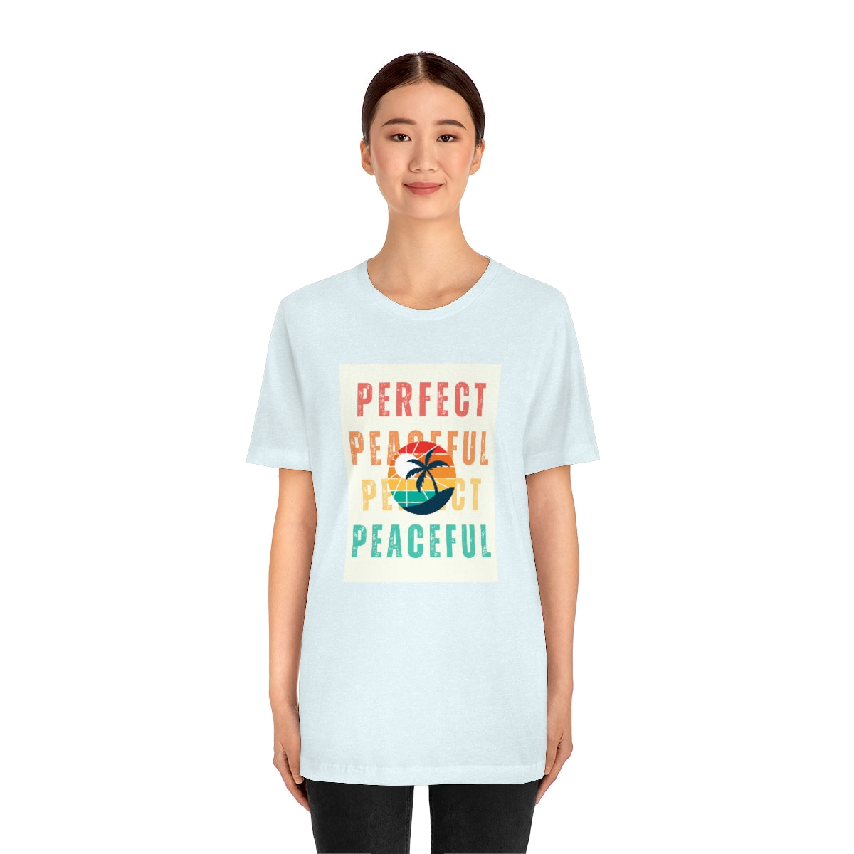 Perfect/Peaceful Unisex Jersey Short Sleeve Tee