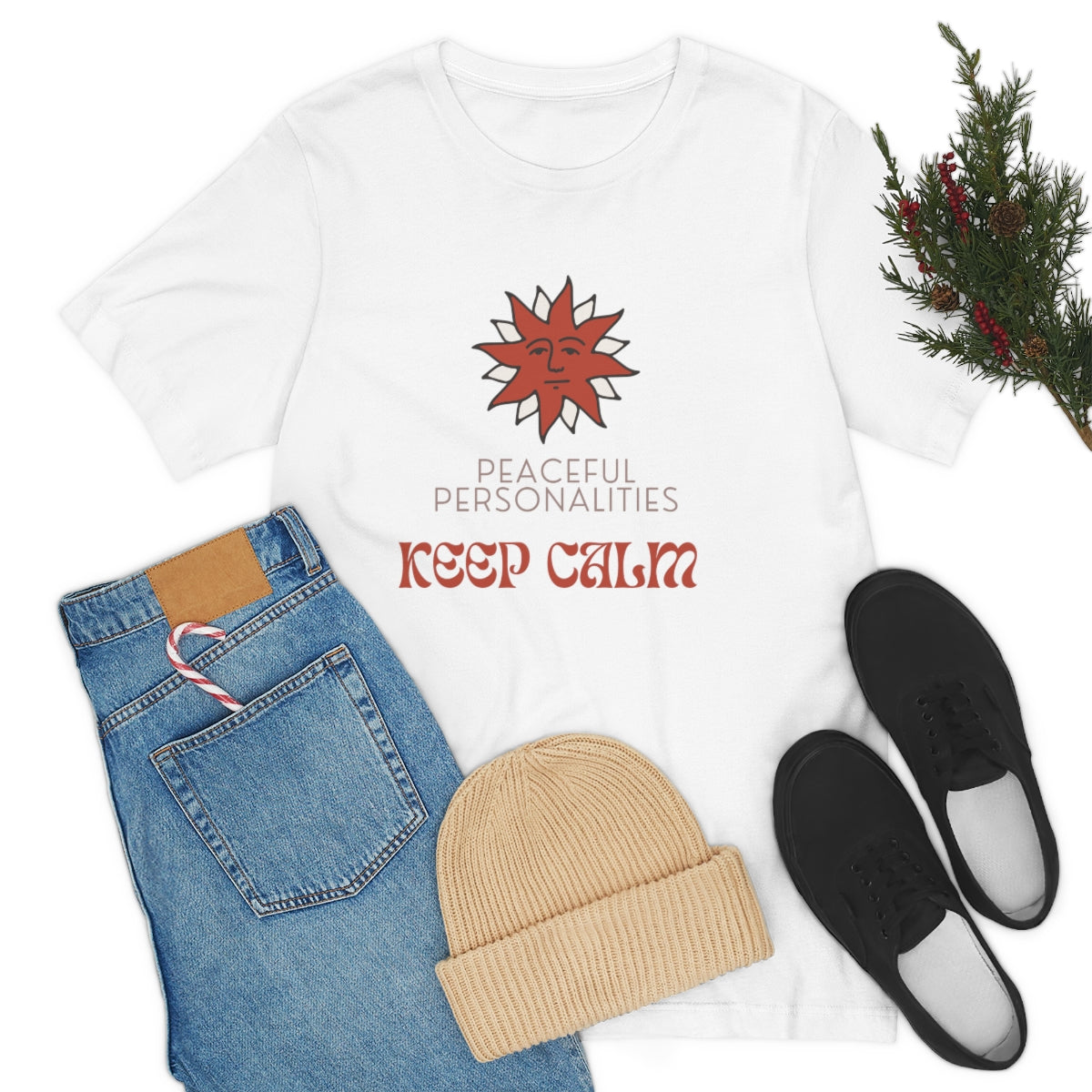 Keep Calm Jersey Short Sleeve Tee