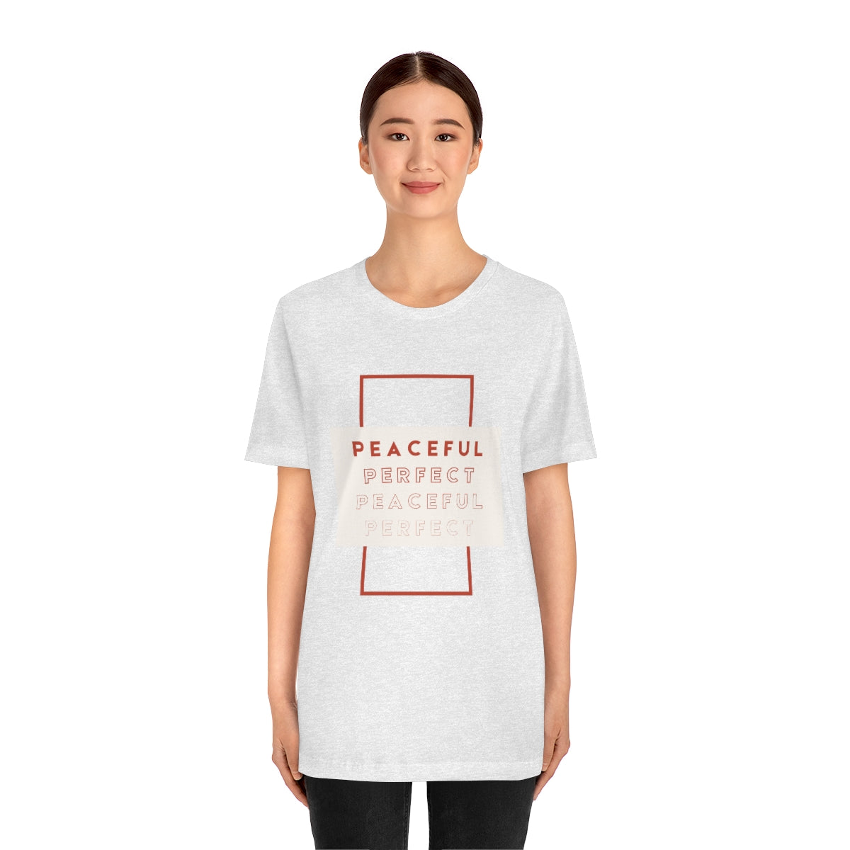 Peaceful/Perfect Jersey Short Sleeve Tee