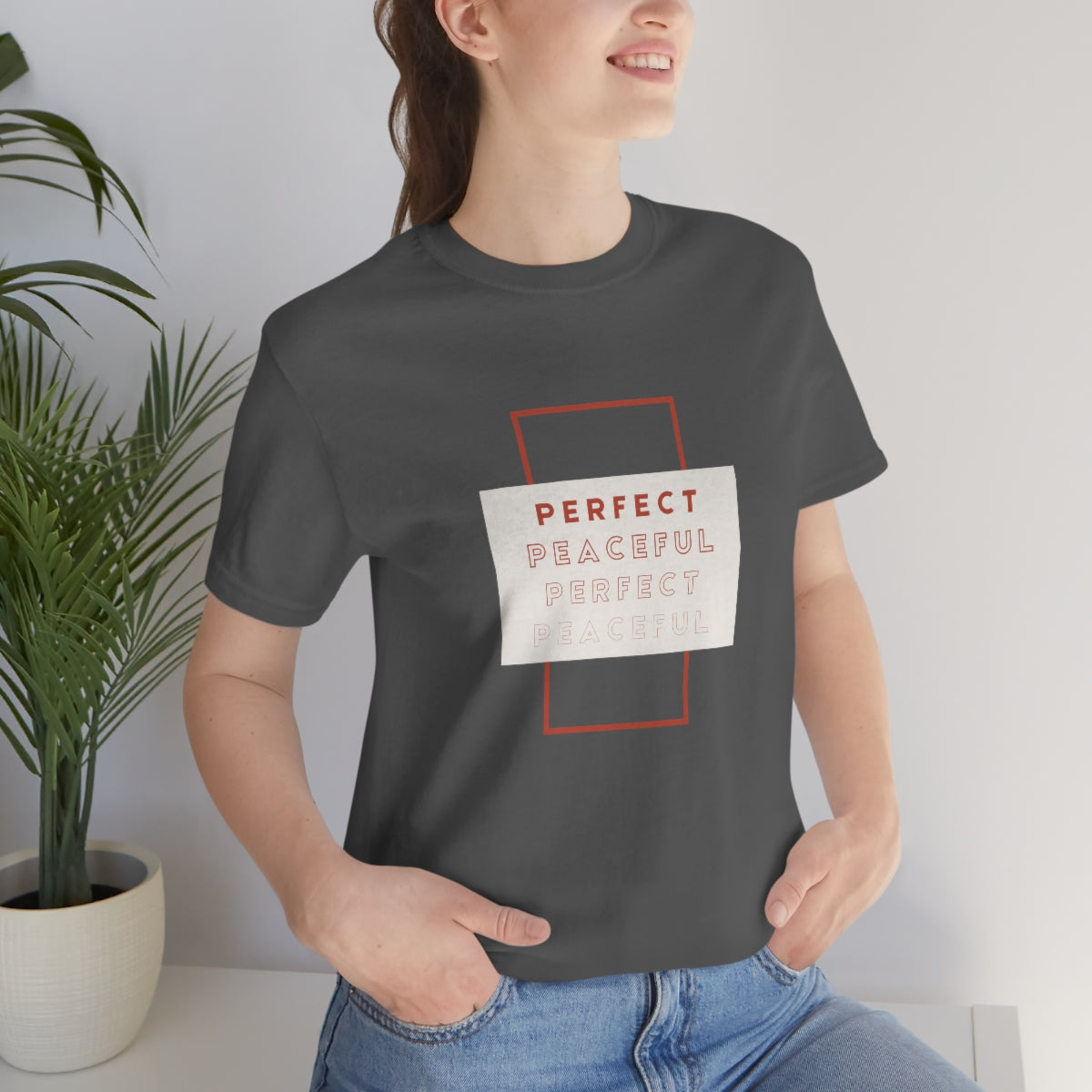 Perfect/Peaceful Jersey Short Sleeve Tee