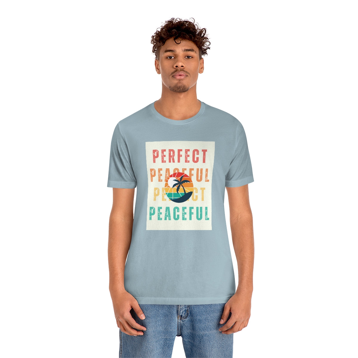 Perfect/Peaceful Unisex Jersey Short Sleeve Tee