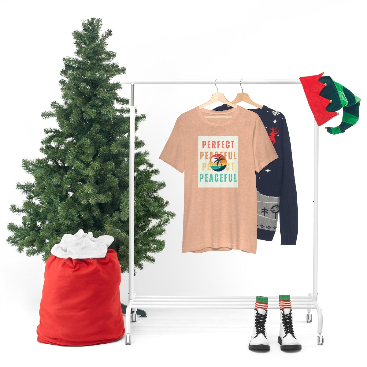 Perfect/Peaceful Unisex Jersey Short Sleeve Tee
