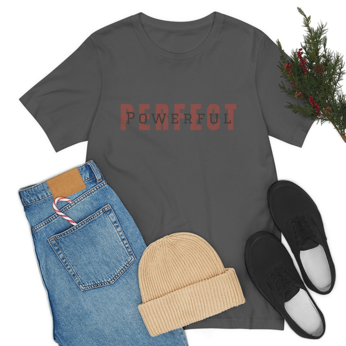 Perfect/Powerful Logo Jersey Short Sleeve Tee