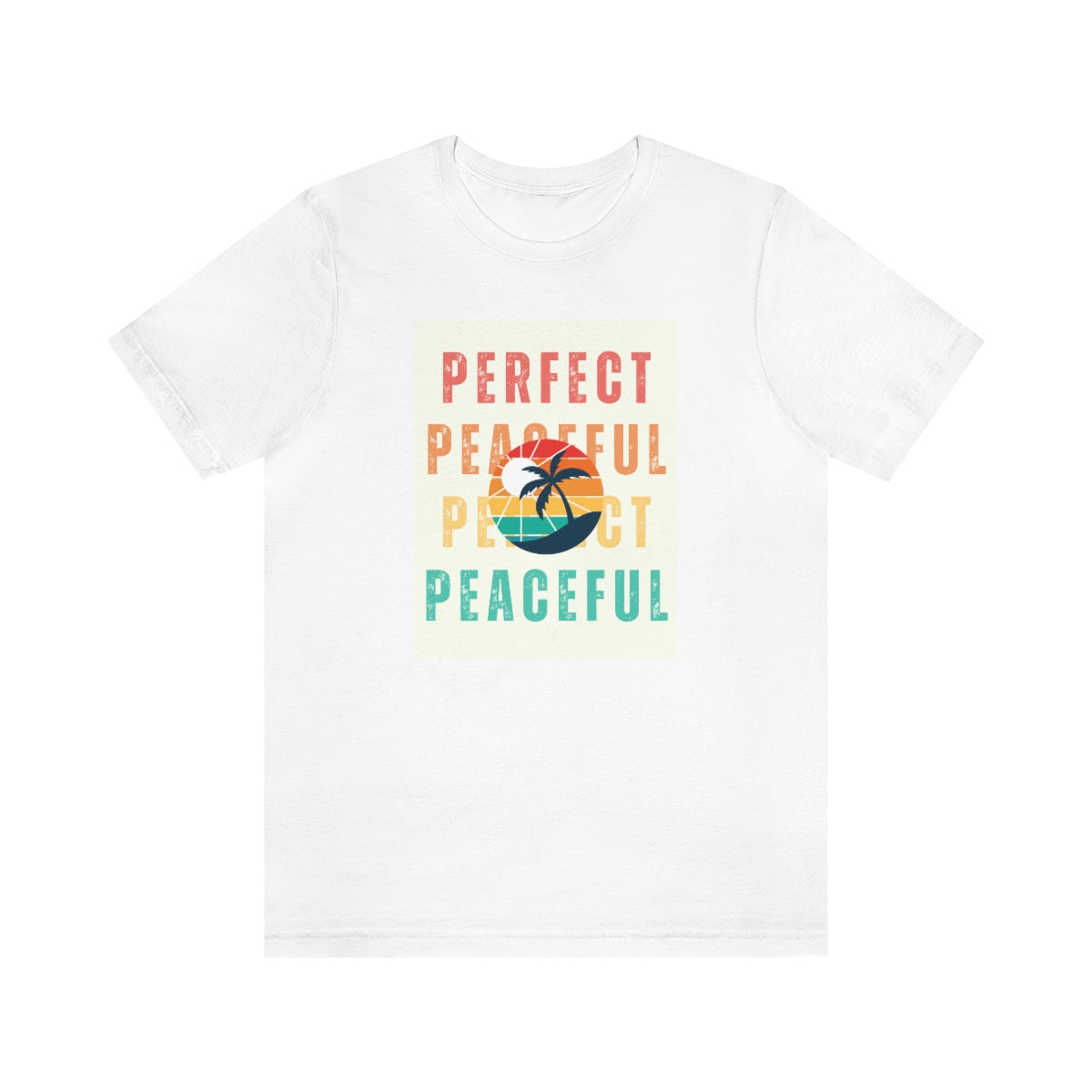 Perfect/Peaceful Unisex Jersey Short Sleeve Tee