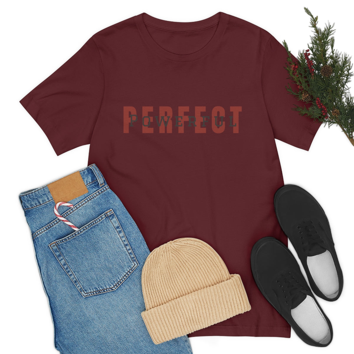 Perfect/Powerful Logo Jersey Short Sleeve Tee