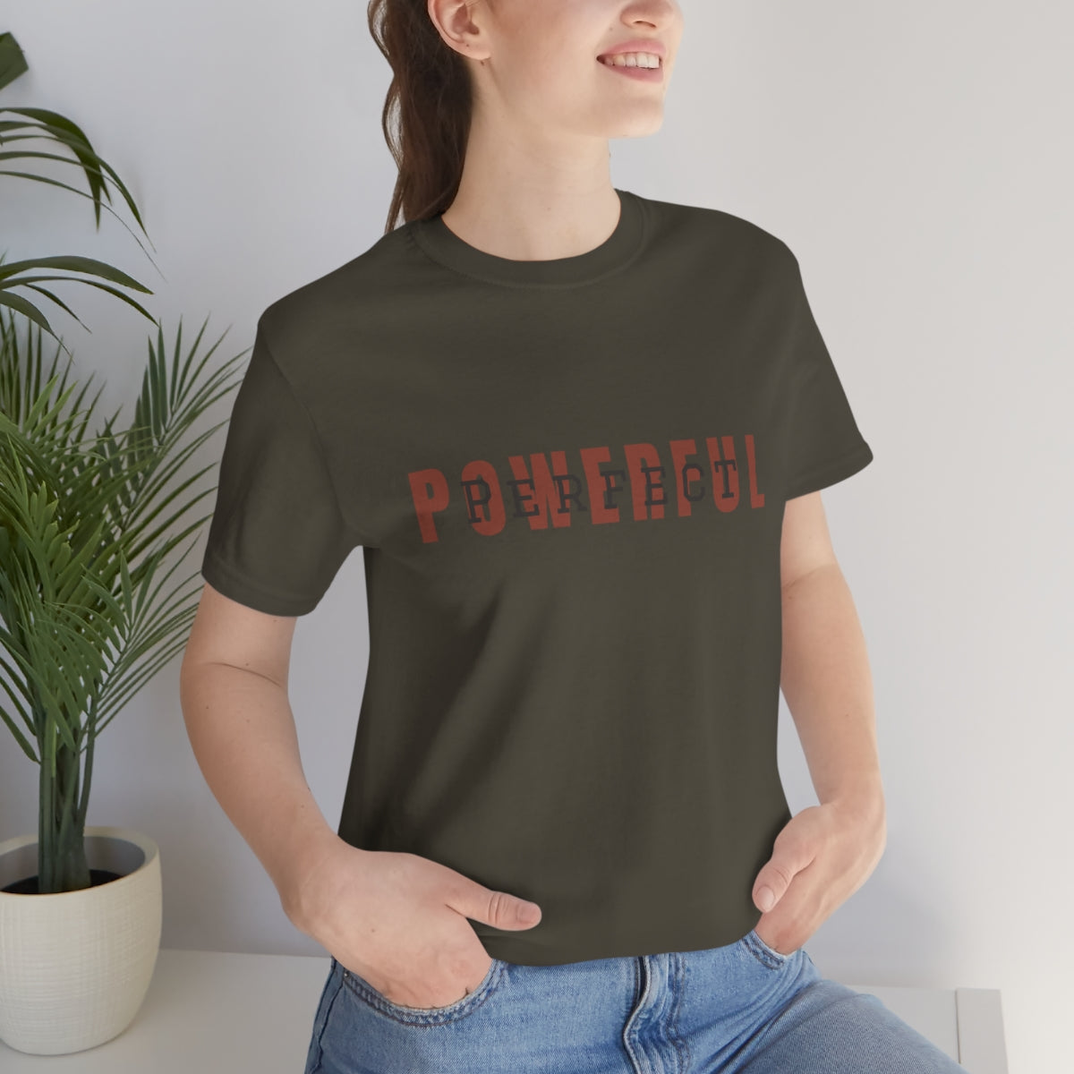 Powerful/Perfect Logo Jersey Short Sleeve Tee