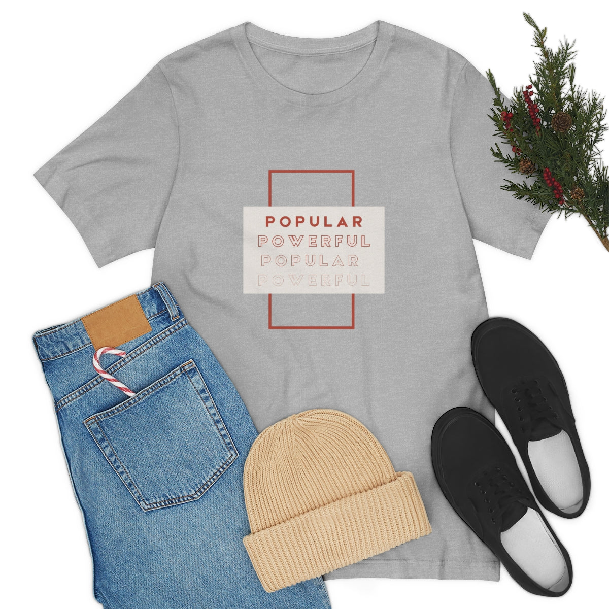 Popular/Powerful Jersey Short Sleeve Tee