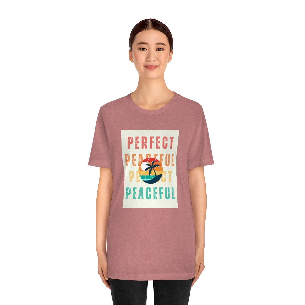 Perfect/Peaceful Unisex Jersey Short Sleeve Tee
