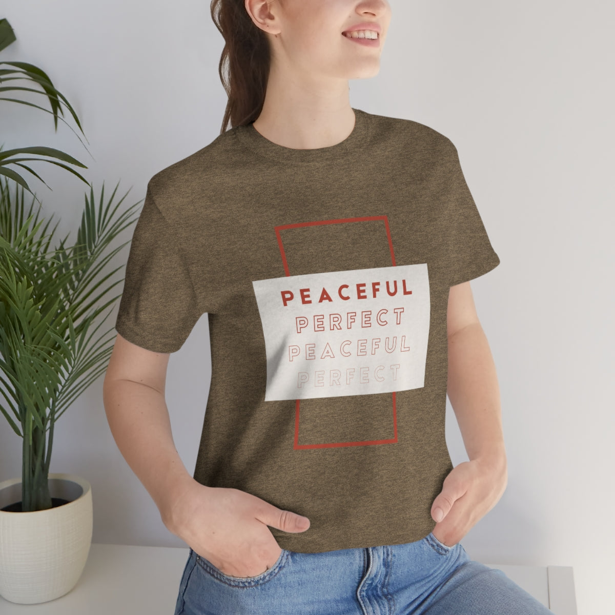 Peaceful/Perfect Jersey Short Sleeve Tee
