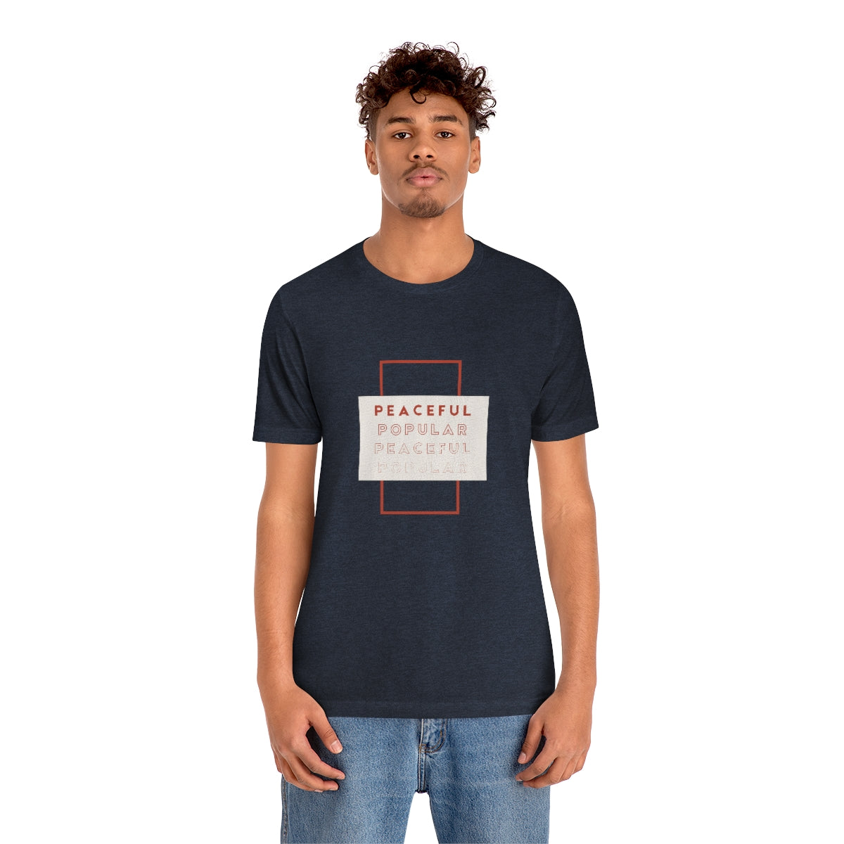 Peaceful/Popular Jersey Short Sleeve Tee