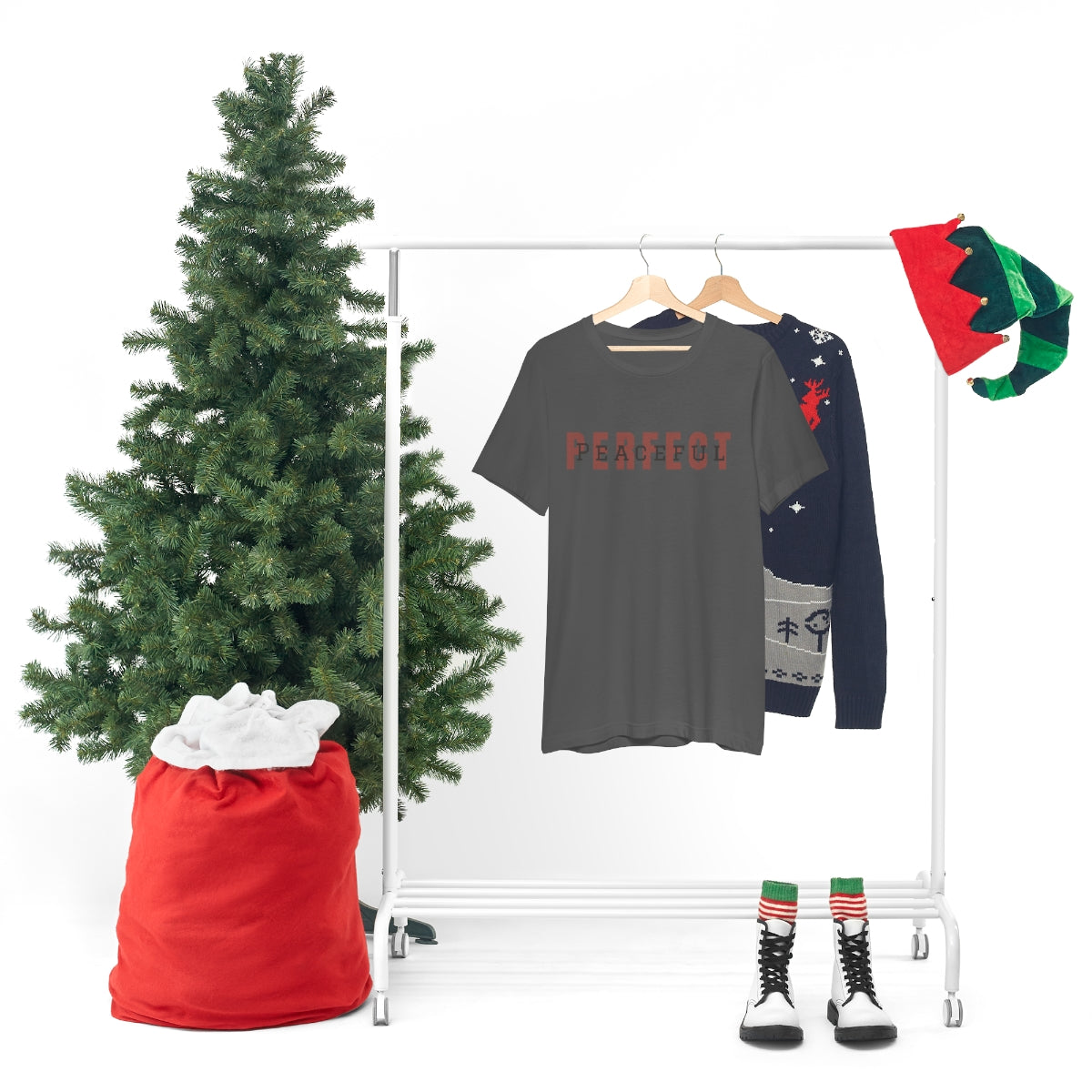 Perfect/Peaceful Logo Jersey Short Sleeve Tee